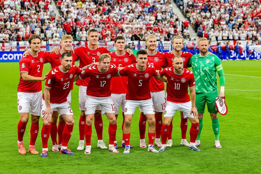 Het Deens nationaal elftal speelde met 1-1 gelijk tegen Engeland op donderdag