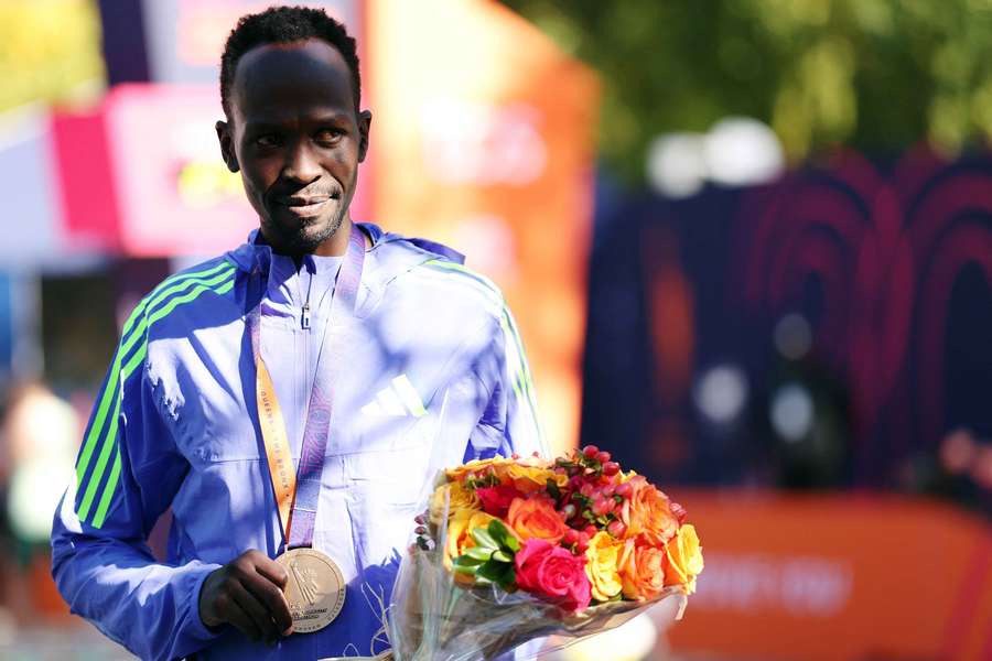 Albert Korir na Maratona de Nova Iorque 2024. Albert Korir na Maratona de Nova Iorque 2024.