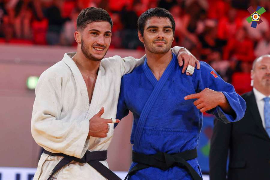 Otari Kvantidze, de 21 anos, terminou no quinto lugar em -73 kg no Gram Slam de Paris
