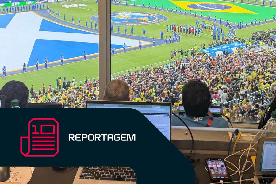 Tribuna do Hard Rock Stadium, em Miami, com pontos cegos