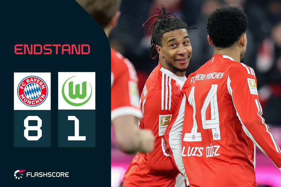 Olise und Diaz schossen drei der acht Tore.