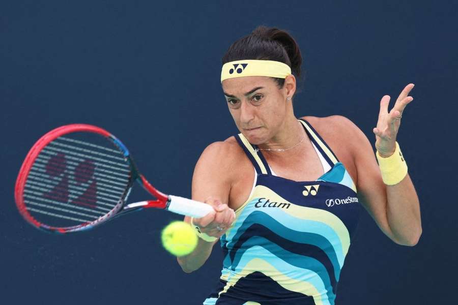 Caroline Garcia la semaine dernière.