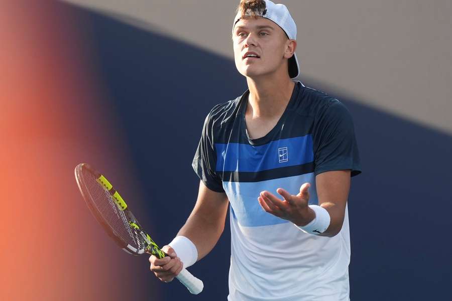 Rune was very upset with the umpire after crashing out to Opelka in Miami