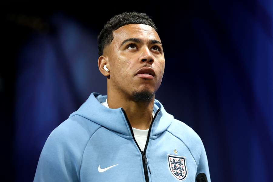 Rogers in action for England
