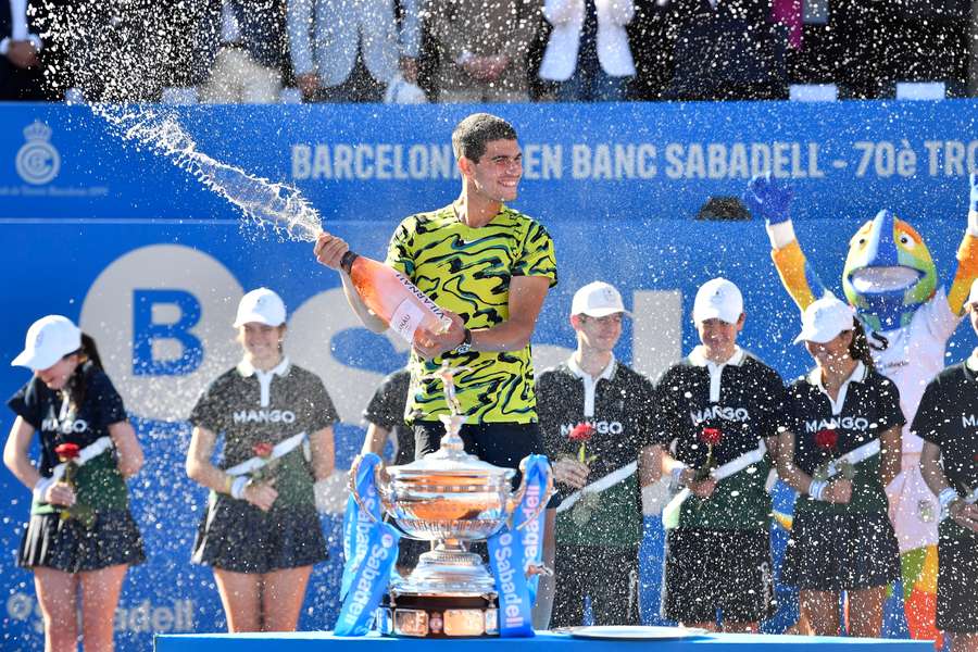 Carlos Alcaraz a remporté le tournoi de Barcelone.