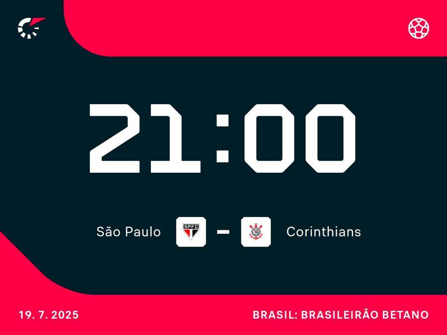 São Paulo e Corinthians fecham jogos de sábado do Brasileirão