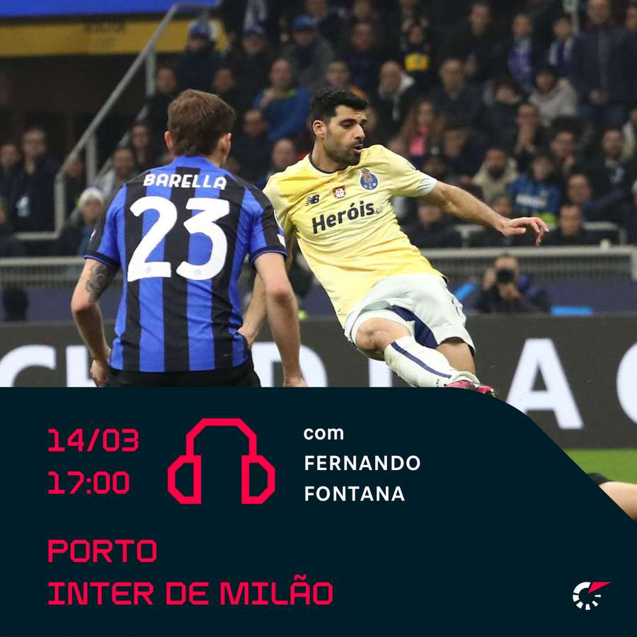 Flashscore transmite Porto e Inter com narração ao vivo