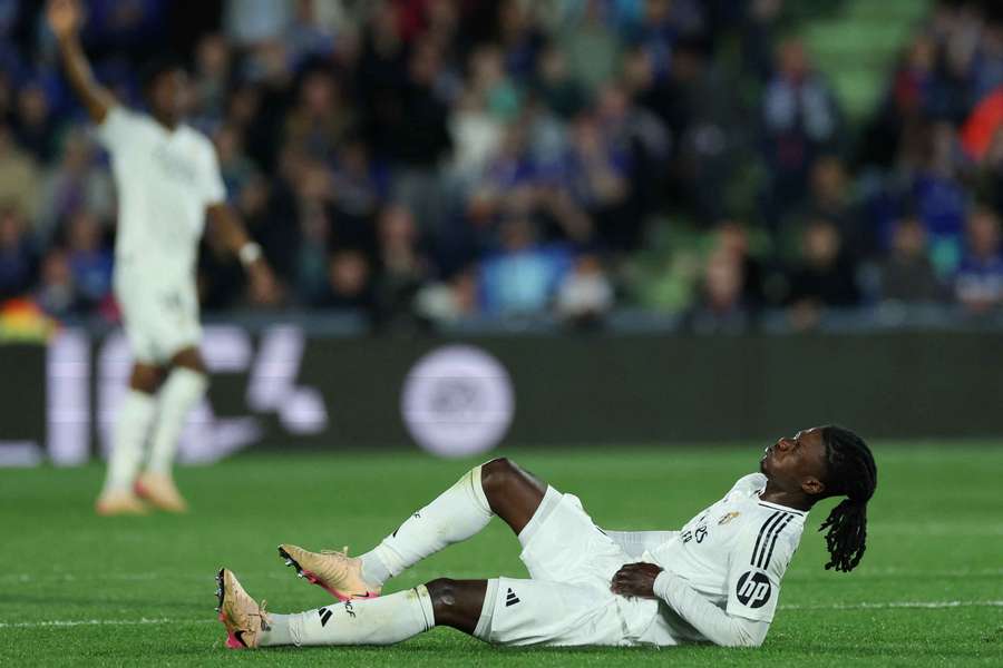 Camavinga picked up the injury against Getafe last night