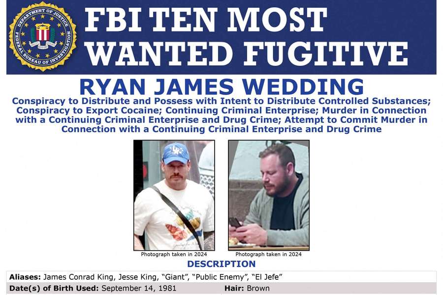 Ryan James Wedding, en busca y captura.