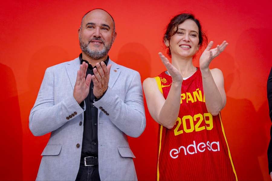 Chus Mateo e Isabel Díaz Ayuso