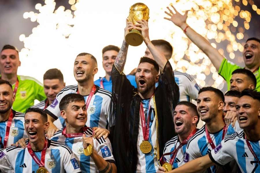 Lionel Messi captained Argentina to World Cup glory last year