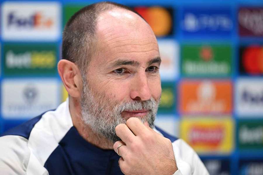 Igor Tudor speaks during his press conference