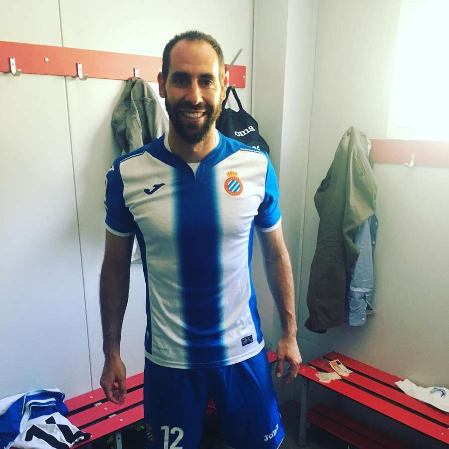 Ander Mirambell, con la camiseta del Espanyol Ander Mirambell, con la camiseta del Espanyol