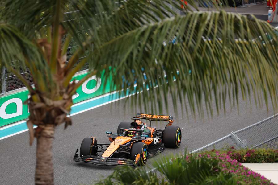 McLaren's Oscar Piastri at last year's Miami Grand Prix
