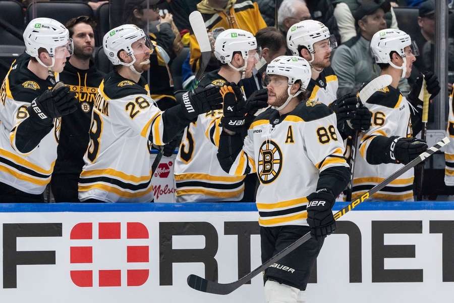David Pastrňák se pojedenácté v kariéře v NHL trefil v prodloužení.