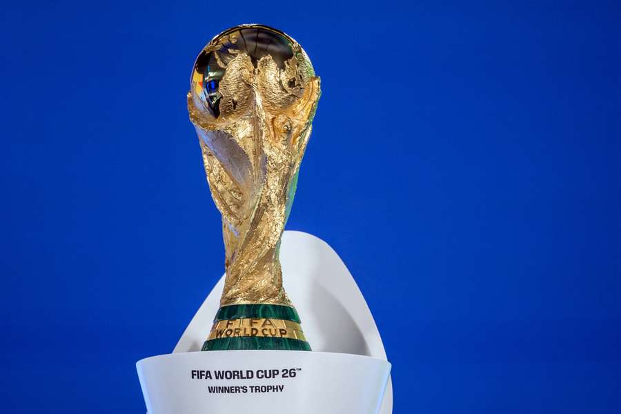 Le trophée de la Coupe du monde ce vendredi à Zurich.