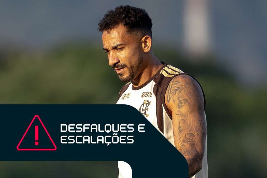 Danilo está suspenso e desfalca Flamengo contra Palmeiras Danilo está suspenso e desfalca Flamengo contra Palmeiras