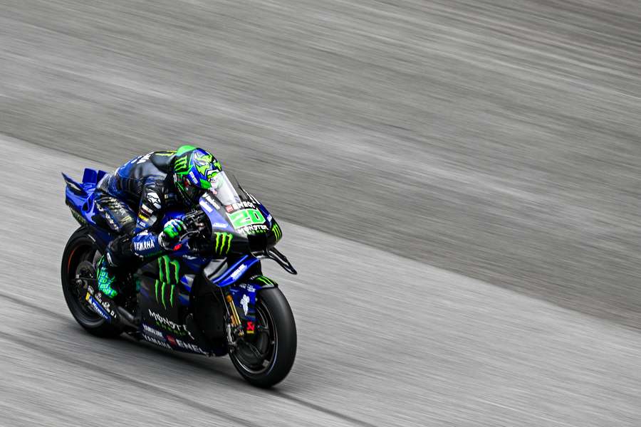 Quartararo sur le circuit de Sepang vendredi.