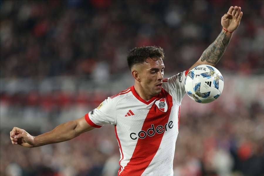 Enzo Díaz estava no River Plate desde 2023
