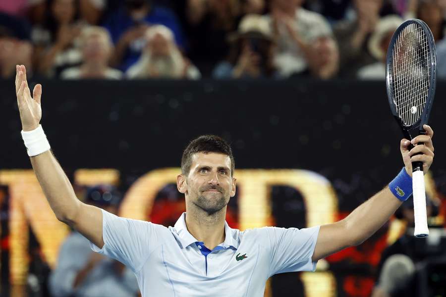 Djokovic was oppermachtig