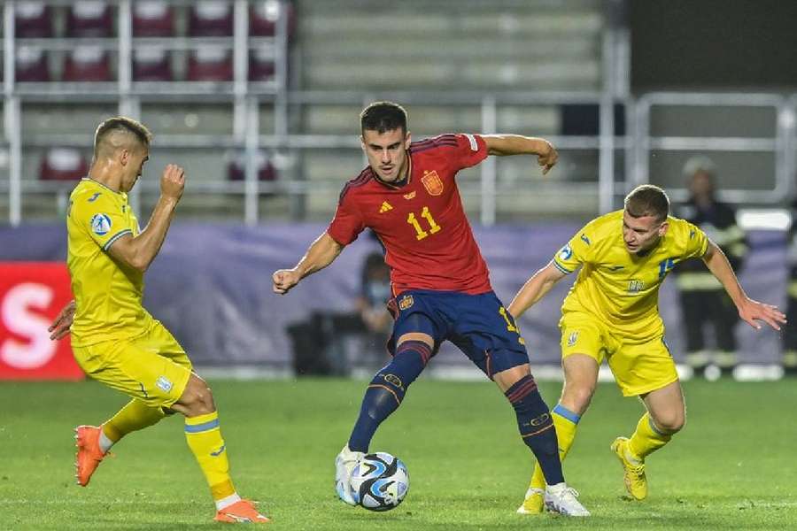 Spania vs. Ucraina în meciul de pe stadionul Rapid, în grupe