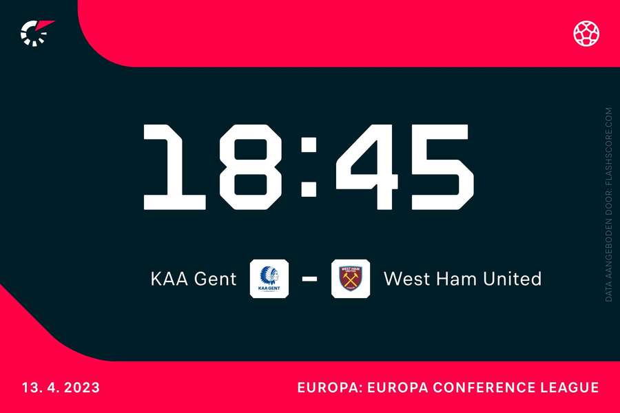 18:45: KAA Gent - West Ham United