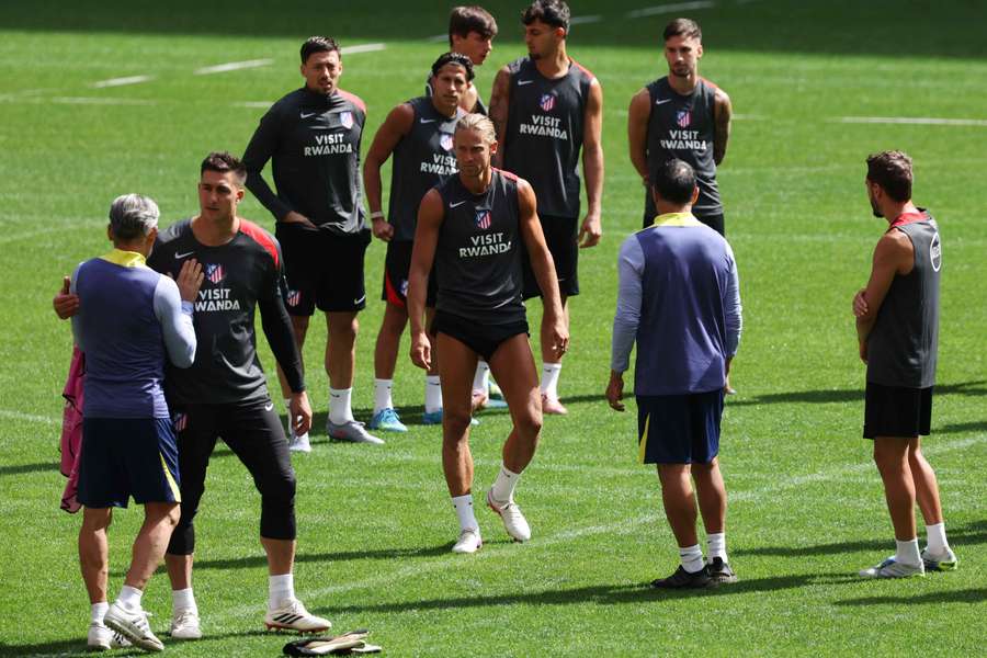 El Atlético, en cuadro para el partido ante el Valencia