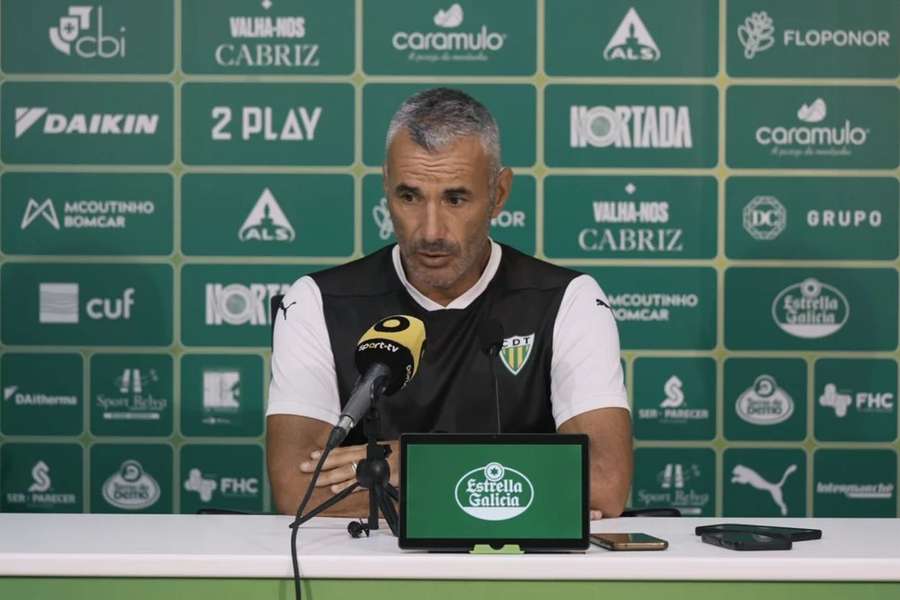 Ivo Vieira, treinador do Tondela