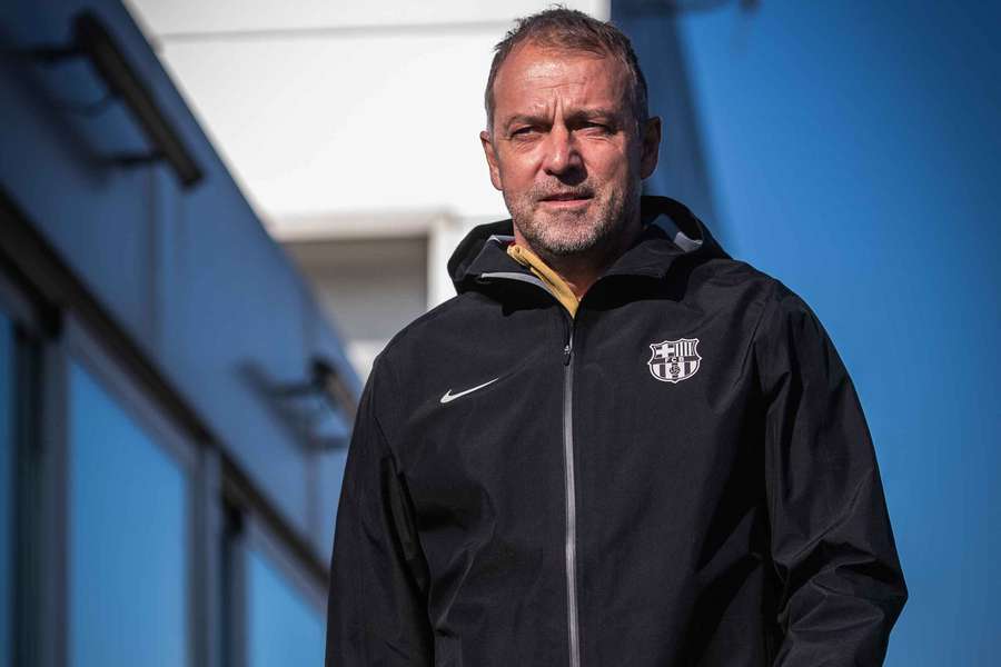Flick, antes de comenzar un entrenamiento
