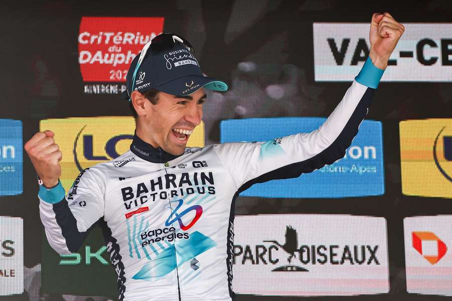 Lenny Martinez sur le Dauphiné.
