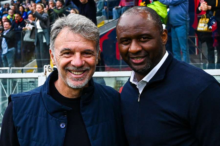 Marco Baroni e Patrick Vieira