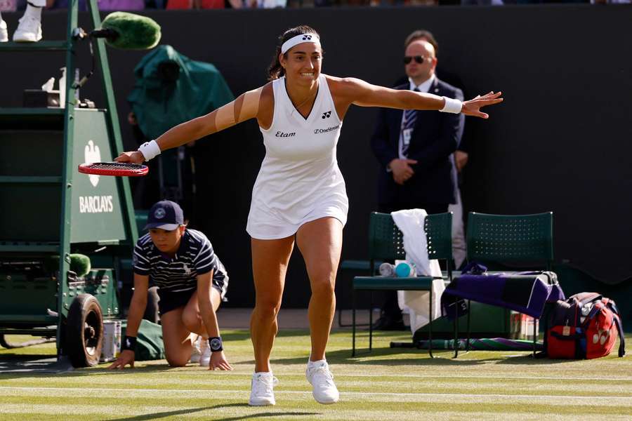 Caroline Garcia não esteve no seu melhor durante a sua vitória sobre Leylah Fernandez