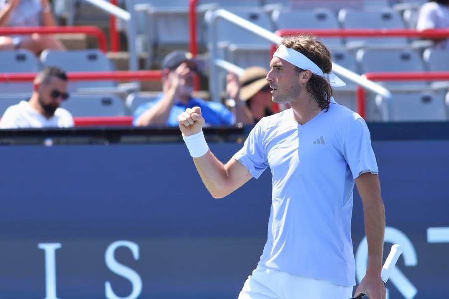 Stefanos Tsitsipas v Montrealu přehrál Martina Damma. Stefanos Tsitsipas v Montrealu přehrál Martina Damma.