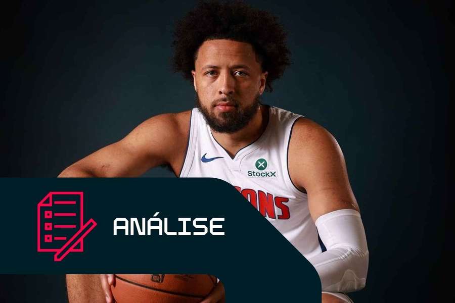 Cade Cunningham durante o media day Cade Cunningham durante o media day