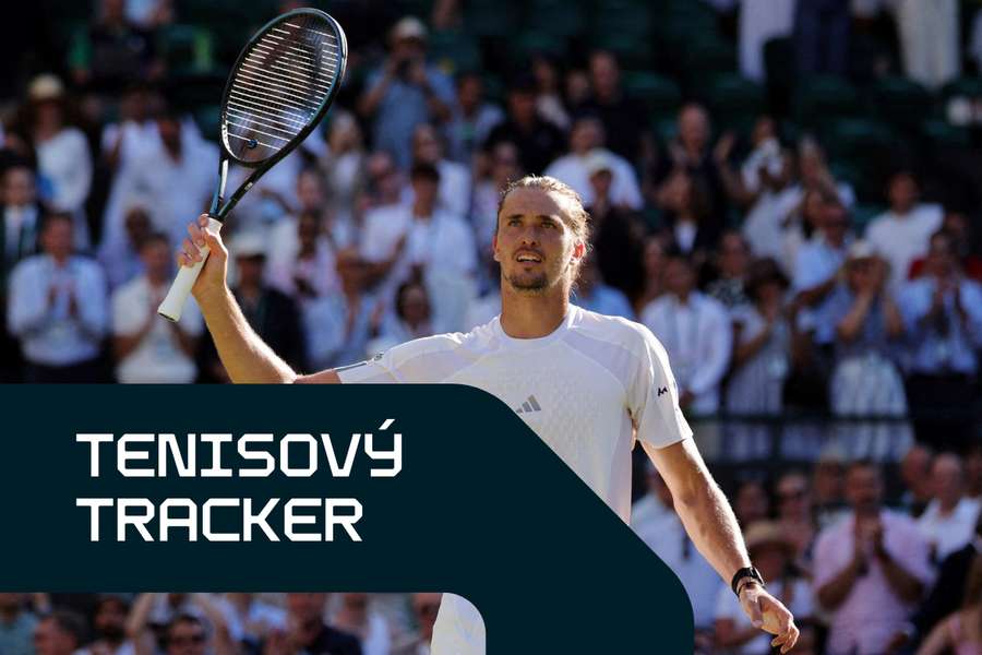 Zverev vyrovnal svoje maximum na Wimbledone.