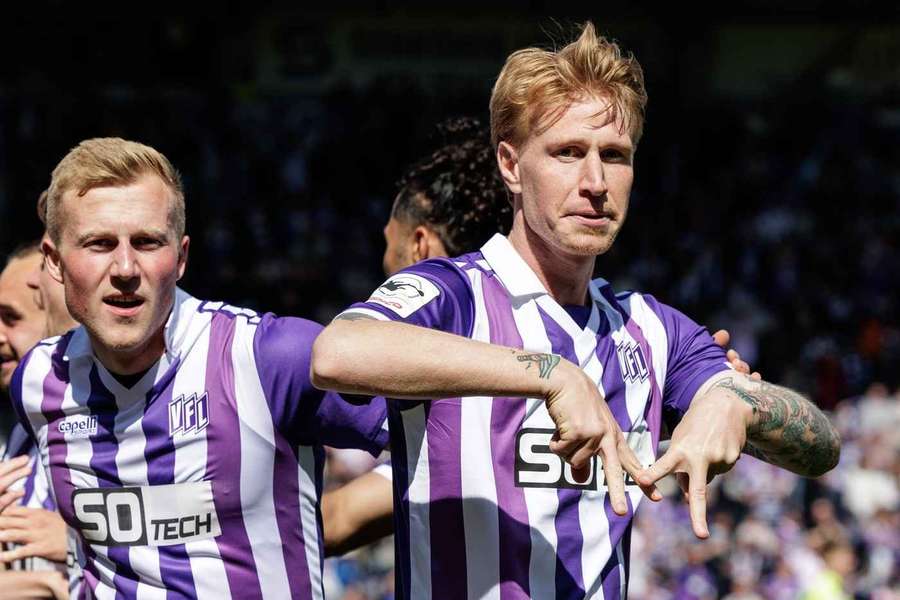 Bjarke Jacobsen nach seinem Treffer zum 1:1.