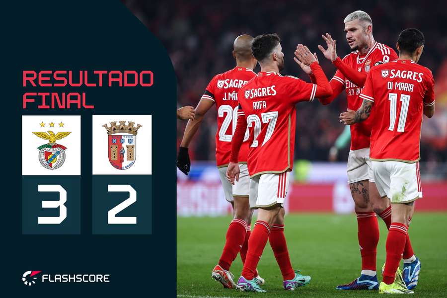 Rafa fez o primeiro golo do Benfica, abrindo caminho à reviravolta