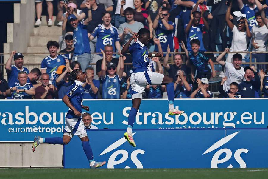 Sarr disputó 28 partidos con el Estrasburgo la temporada pasada.