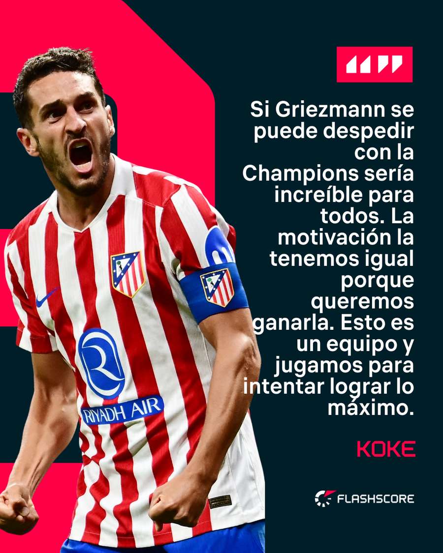 Las palabras de Koke