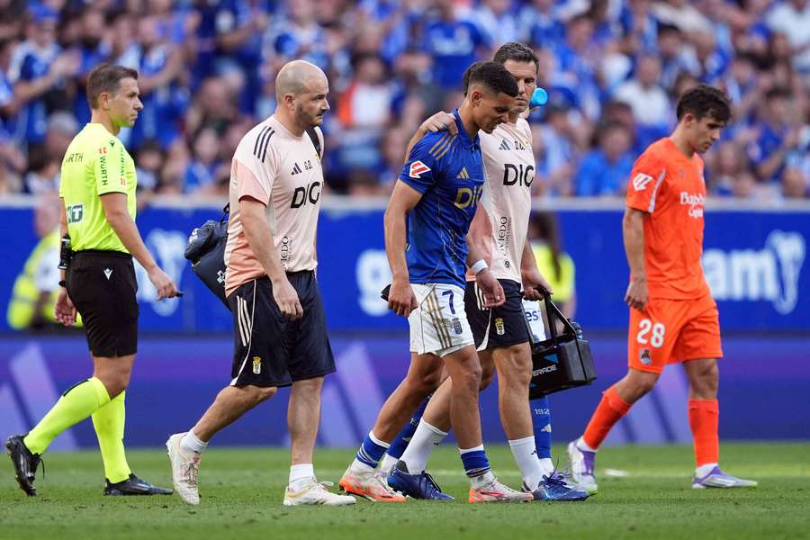 Ilyas Chaira se retira lesionado