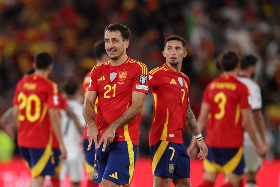 Mikel Oyarzabal et Yeremi Pino, les deux buteurs espagnols