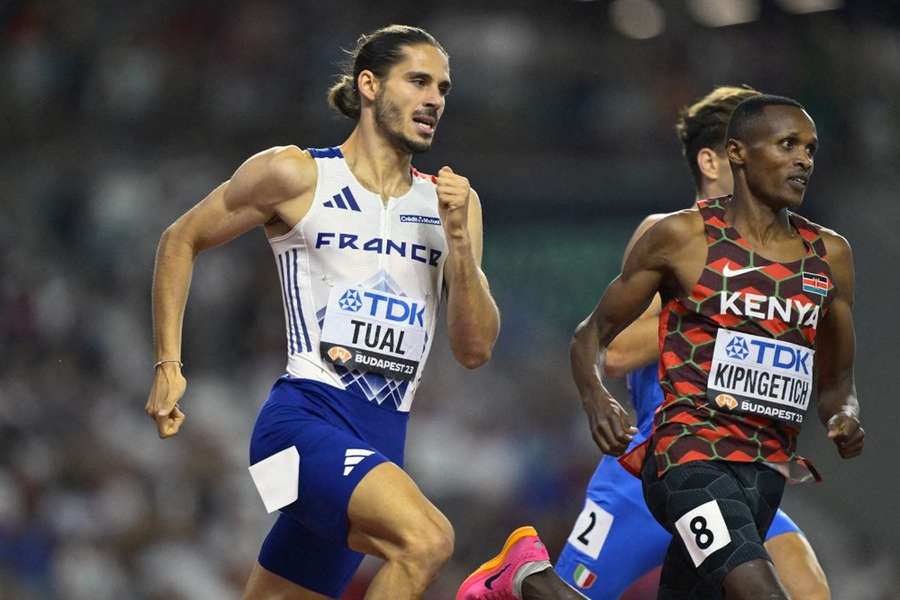 Gabriel Tual aux Championnats du monde de Budapest, cet été.