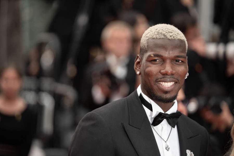 Pogba à Cannes le mois dernier.