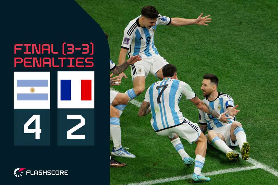 FINAL: Argentina, campeona del mundo al vencer por penaltis (4-2)