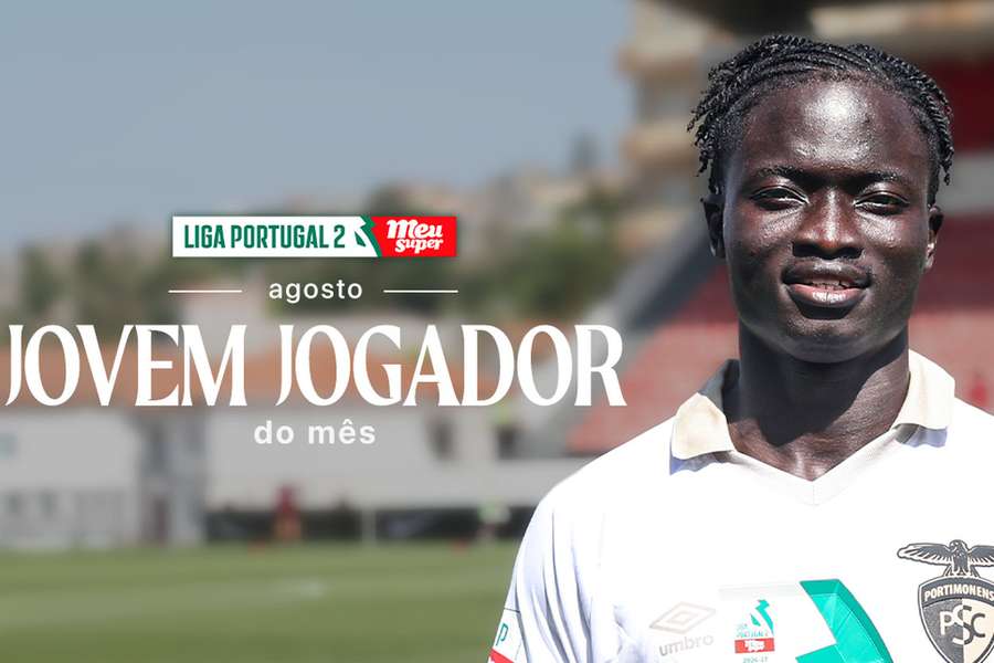 Dânio Djassi distinguido como melhor jovem do mês de agosto Dânio Djassi distinguido como melhor jovem do mês de agosto