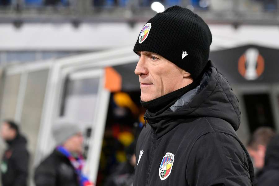 Trenér Viktorie Plzeň Martin Hyský.