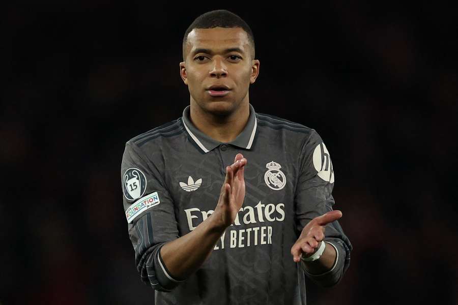 Mbappé en el partido de ida.
