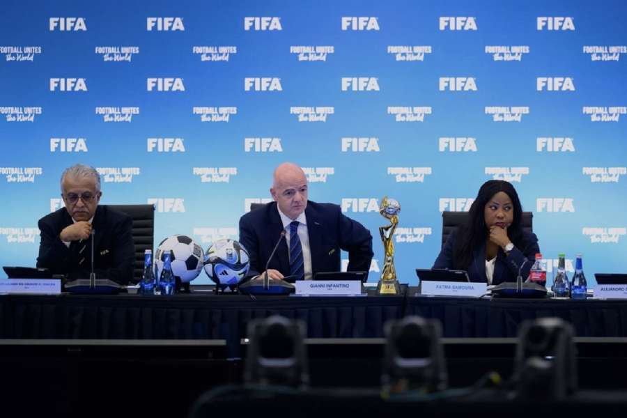 Gianni Infantino, presidente de la FIFA, en Ruanda