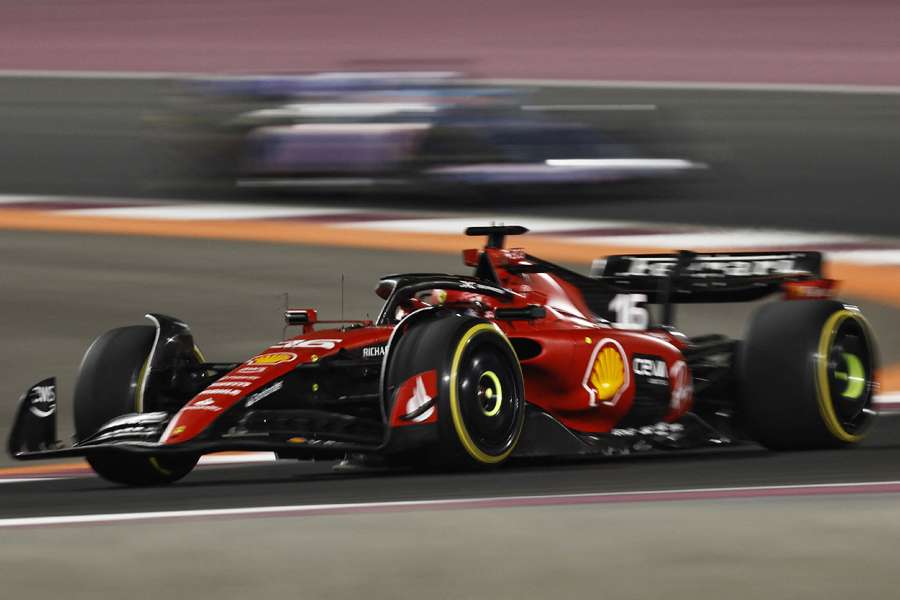 Charles Leclerc in action 