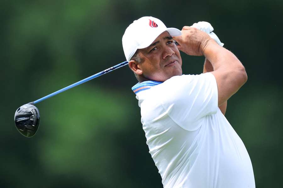Vegas in action at the PGA Championship